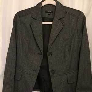 Grey/ black dress blazer